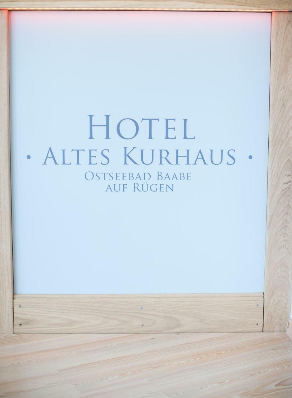 Hotel Altes Kurhaus Baabe Esterno foto